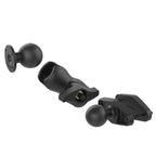 RAM-D-101U-C-247-4:RAM-D-101U-C-247-4_1:RAM® 4" Square Post Clamp Mount with Round AMPS Plate - D Size