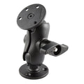 RAM-D-101U-C-IN1:RAM-D-101U-C-IN1_1:RAM® Double Ball Mount with Steel Reinforced Round Plates - D Size Short