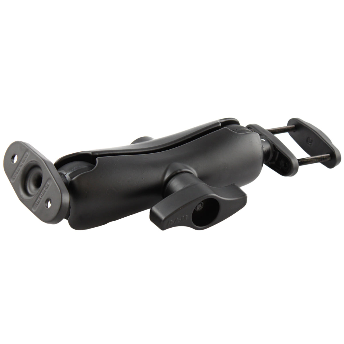 RAM-D-101U-HY1:RAM-D-101U-HY1_1:RAM® 2" Square Post Clamp Mount with 2 3/8" 2-Hole Pattern Plate