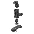 RAM-D-102-C-333-MAG88U:RAM-D-102-C-333-MAG88U_1:RAM® Tough-Mag™ Double Magnetic Heavy Duty Mount - D Size Short