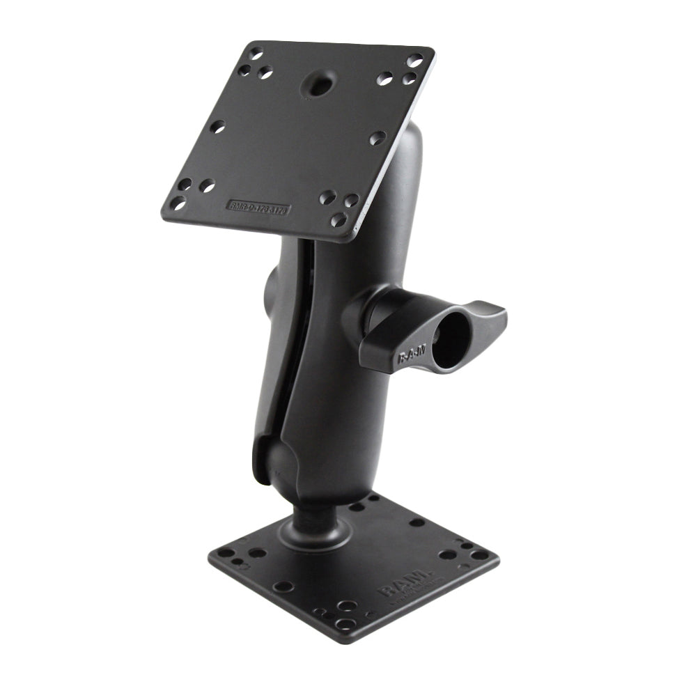 RAM-D-102U-246:RAM-D-102U-246_1:RAM® Double Ball Mount with Two 100x100mm VESA Plates