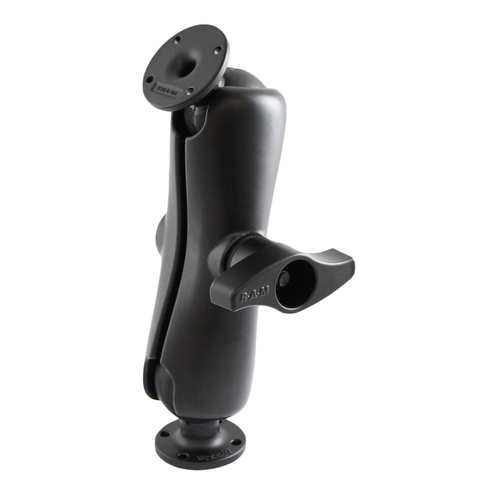 RAM-D-102U:RAM-D-102U_1:RAM® Double Ball Mount with Two Round AMPS Plates