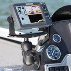 RAM-D-111-C-KNOB9H:RAM-D-111-C-KNOB9H_1:RAM® Large Marine Electronics Mount with RAM® Hi-Torq Wrench - Short