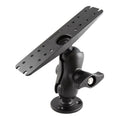 RAM-D-111U-C-MI1:RAM-D-111U-C-MI1_1:RAM® Large Marine Electronics Mount with Jam Nut - Short