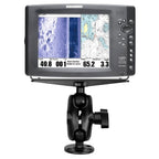 RAM-D-111U-C-MI1:RAM-D-111U-C-MI1_1:RAM® Large Marine Electronics Mount with Jam Nut - Short