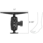 RAM-D-111U-C:RAM-D-111U-C_1:RAM® Large Marine Electronics Mount - D Size Short