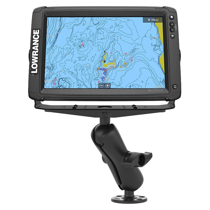 RAM-D-111U:RAM-D-111U_1:RAM® Large Marine Electronics Mount - D Size Medium