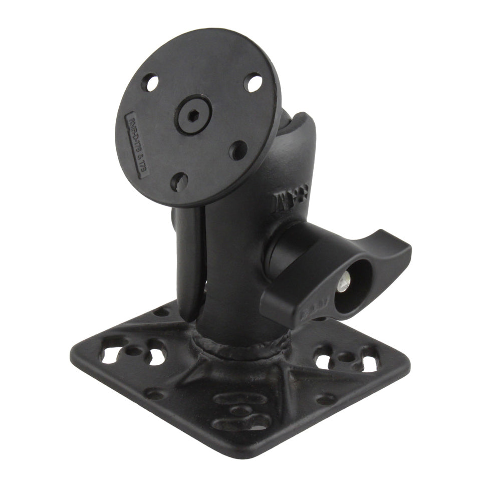 RAM-D-112-D-IN1:RAM-D-112-D-IN1_1:RAM® Drill-Down Mount with Steel Reinforced Large Round Plate