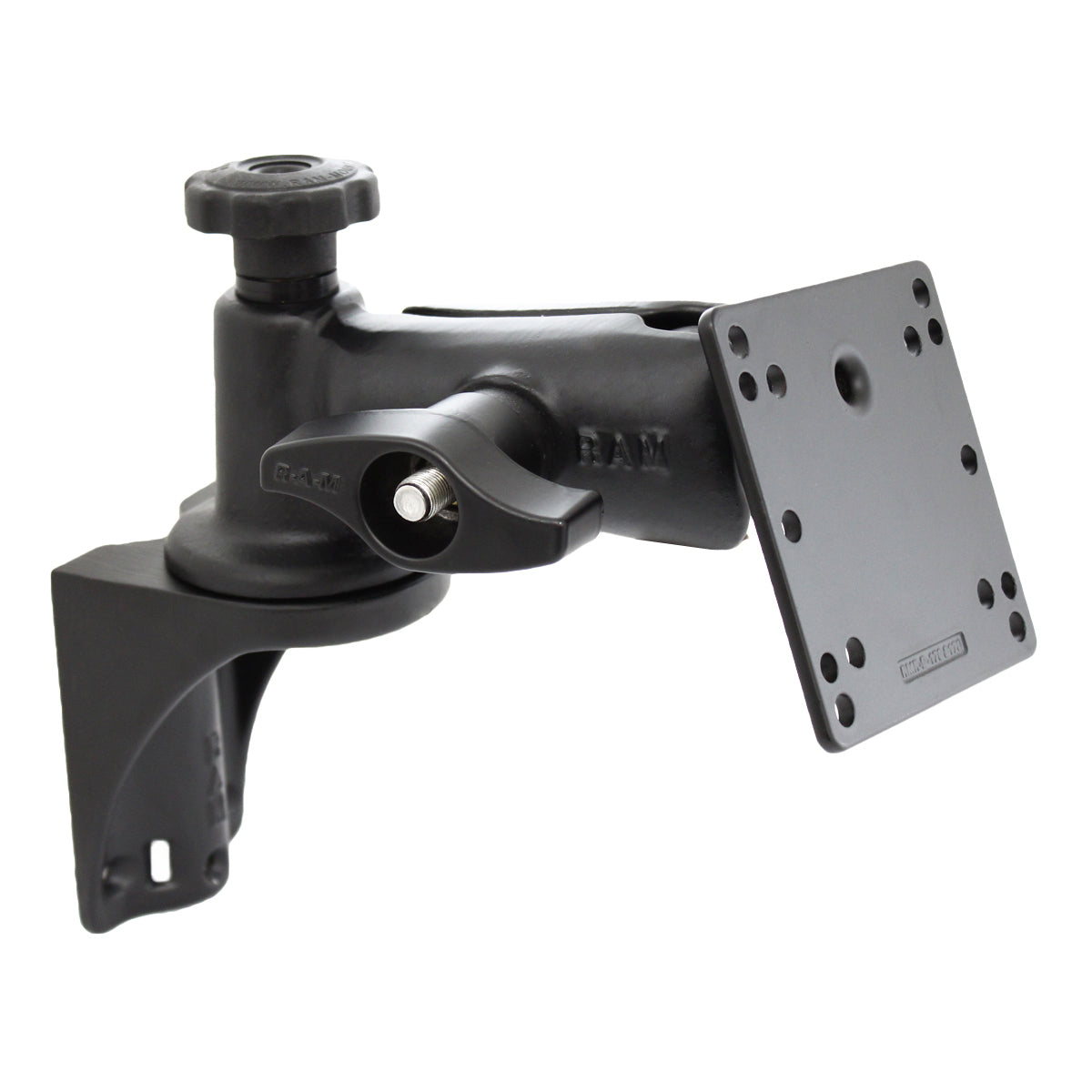 RAM-D-162V-MC2:RAM-D-162V-MC2_1:RAM® Vertical Swivel Mount with 100x100mm VESA Plate