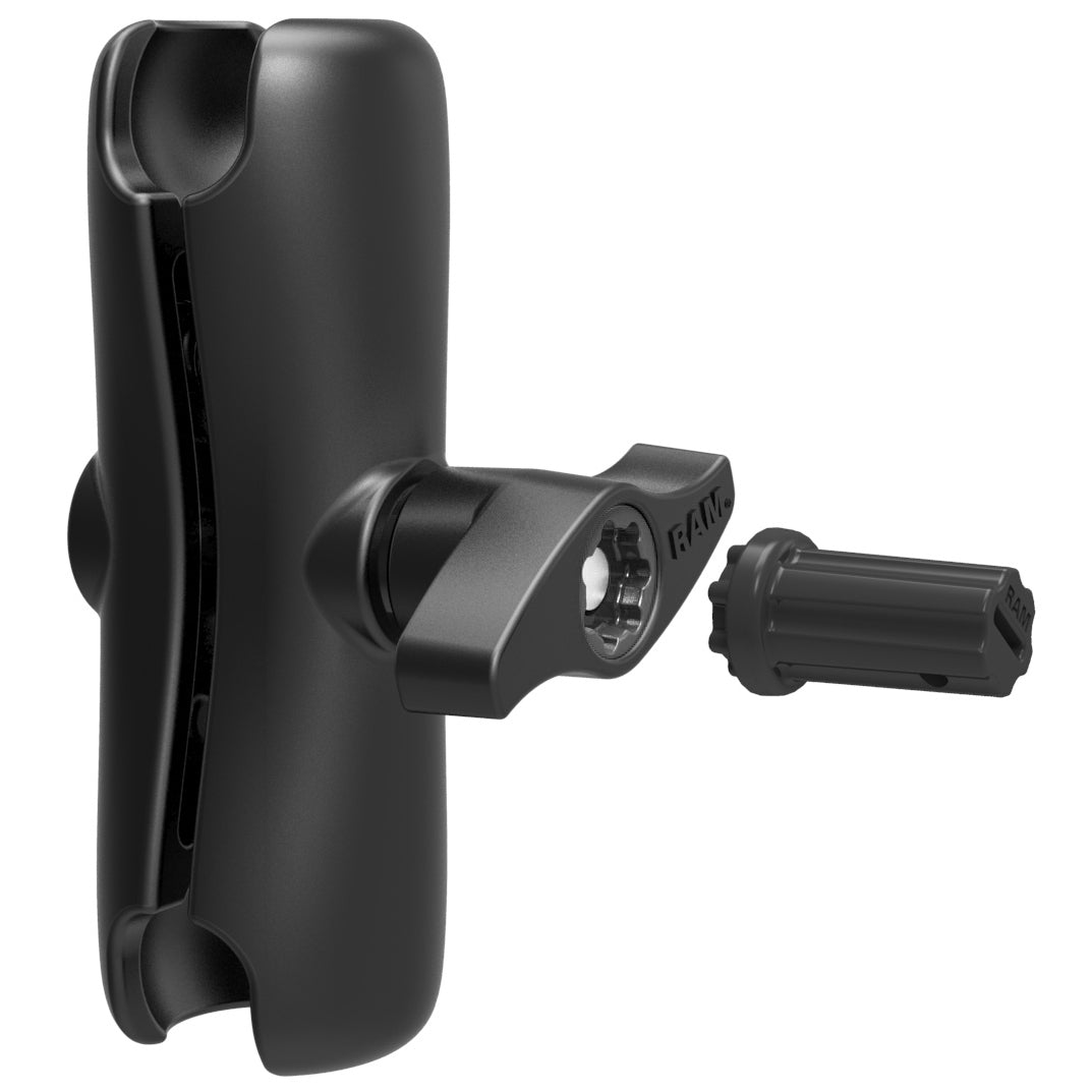 RAM-D-201-SU:RAM-D-201-SU_1:RAM® Double Socket Arm with RAM® Pin-Lock™ Security Nut - D Size Medium