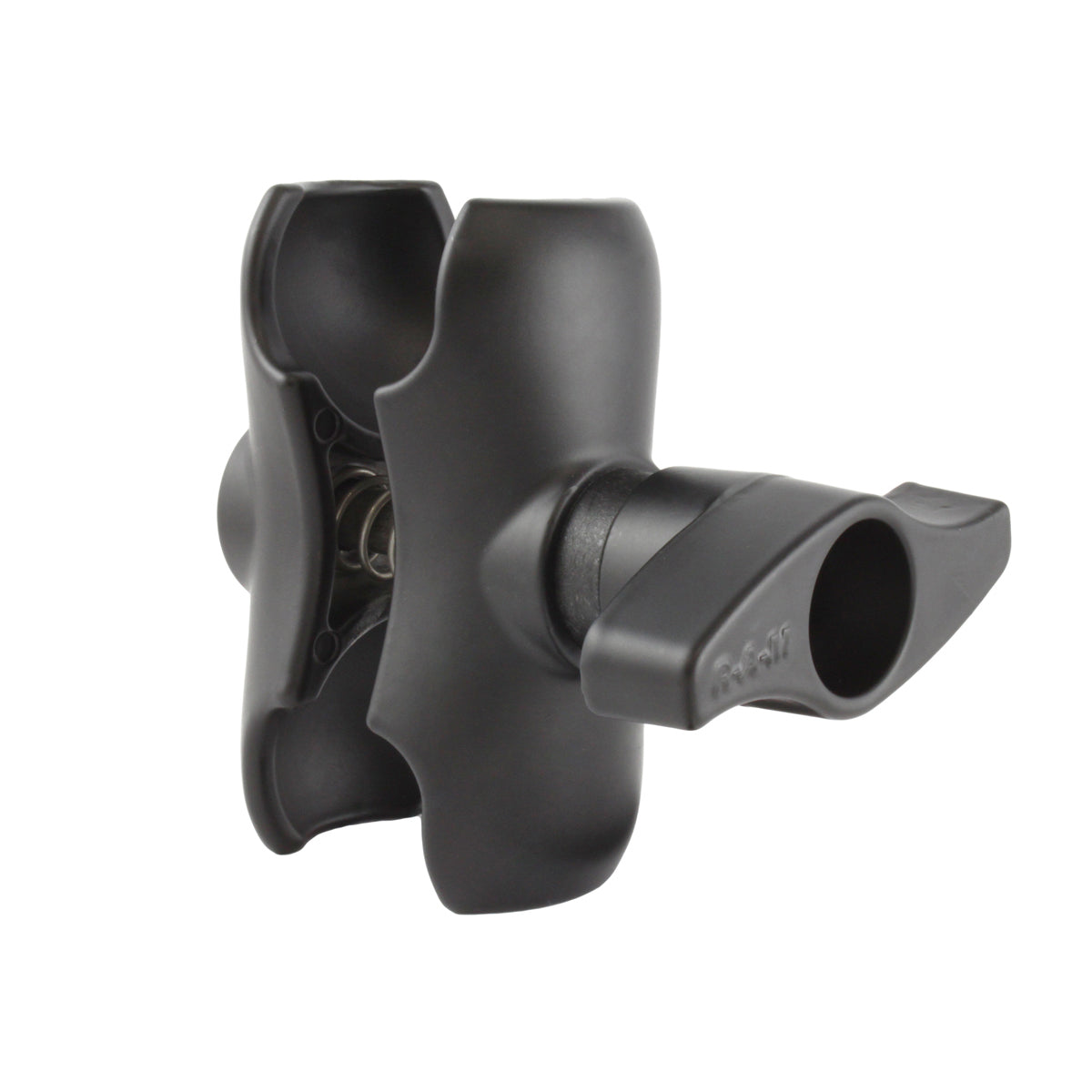RAM-D-201U-C-MI1:RAM-D-201U-C-MI1_1:RAM® Double Socket Arm with Jam Nut - D Size Short