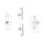 RAM-D-201U-E:RAM-D-201U-E_1:RAM® Double Socket Arm - D Size Long