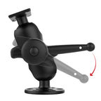 RAM-D-202-25-C-202-KNOB9HU:RAM-D-202-25-C-202-KNOB9HU_1:RAM® Drill-Down Ball Mount for Humminbird Helix 8-15, XPLORE & Apex