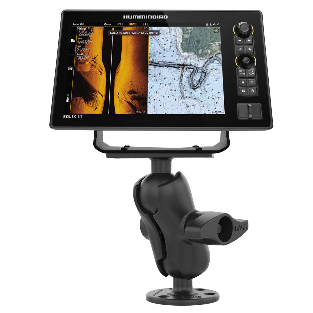 RAM-D-202-25-C-202U:RAM-D-202-25-C-202U_1:RAM® Drill-Down Ball Mount for Humminbird Helix 8-10 & XPLORE Series