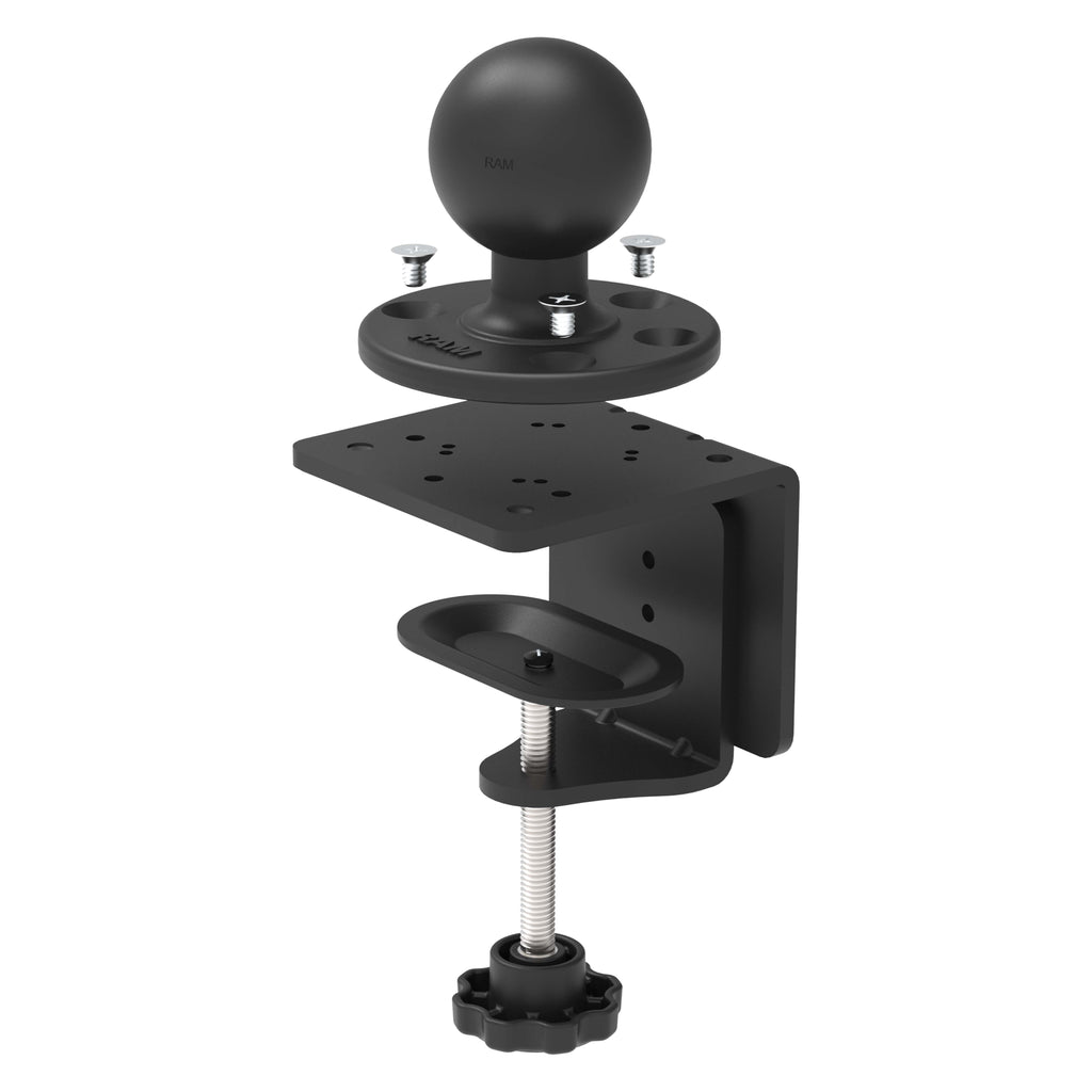 RAM-D-202U-CC1:RAM-D-202U-CC1_1:RAM® Heavy Duty C-Clamp Base with D Size Ball