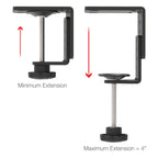 RAM-D-202U-CC1:RAM-D-202U-CC1_1:RAM® Heavy Duty C-Clamp Base with D Size Ball