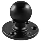 RAM-D-202U-IN1:RAM-D-202U-IN1_1:RAM® Large Round Plate with Ball & Steel Reinforced Bolt - D Size