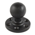 RAM-D-202U-SYM1:RAM-D-202U-SYM1_1:RAM® Large Round Plate with 6-Hole Pattern and Ball - D Size