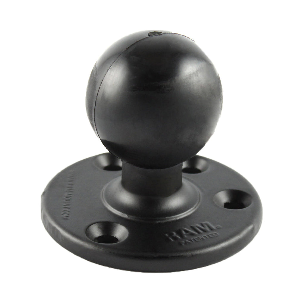 RAM-D-202U:RAM-D-202U_1:RAM® Large Round Plate with Ball - D Size