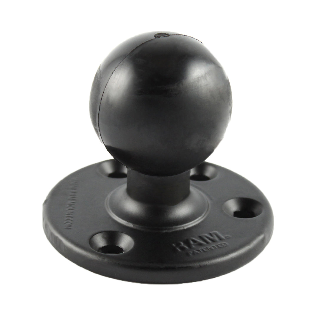 RAM-D-202U:RAM-D-202U_1:RAM® Large Round Plate with Ball - D Size