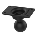 RAM-D-243U:RAM-D-243U_1:RAM® 50x100mm Half VESA Plate with Ball - D Size