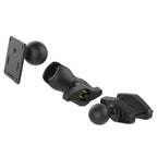 RAM-D-2461U-C-247-4:RAM-D-2461U-C-247-4_1:RAM® 4" Square Post Clamp Mount with 75x75mm VESA Plate