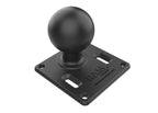 RAM-D-2461U-IN1:RAM-D-2461U-IN1_1:RAM® 75x75mm VESA Plate with Ball and Steel Reinforced Post