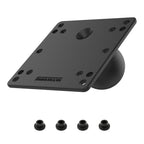 RAM-D-246U:RAM-D-246U_1:RAM® 100x100mm VESA Plate with Ball - D Size