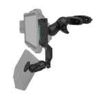 RAM-D-247-C-254-DIS1U:RAM-D-247-C-254-DIS1U_1:RAM® Universal Forklift Post Mount with Round Plate & Accessory Option