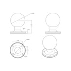 RAM-D-254U:RAM-D-254U_1:RAM® Round AMPS Plate with Ball