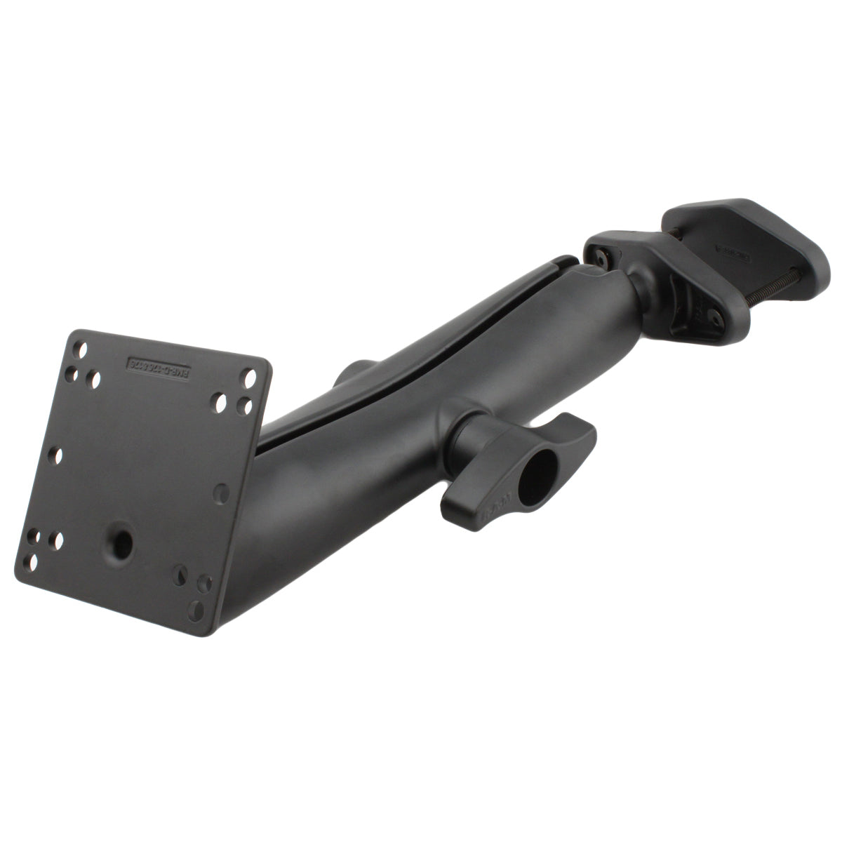 RAM-D-377U-4-E:RAM-D-377U-4-E_1:RAM® 4" Square Post Clamp Mount with 100x100mm VESA Plate