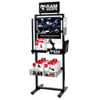 RAM-DISPLAY-MODULAR1-GENERIC:RAM-DISPLAY-MODULAR1-GENERIC_1:RAM® Standing Floor Display with Baskets