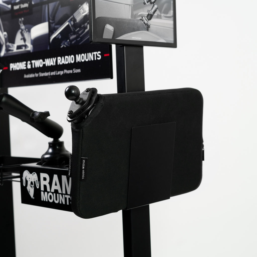 RAM-DISPLAY-MODULAR1-GENERIC:RAM-DISPLAY-MODULAR1-GENERIC_1:RAM® Standing Floor Display with Baskets