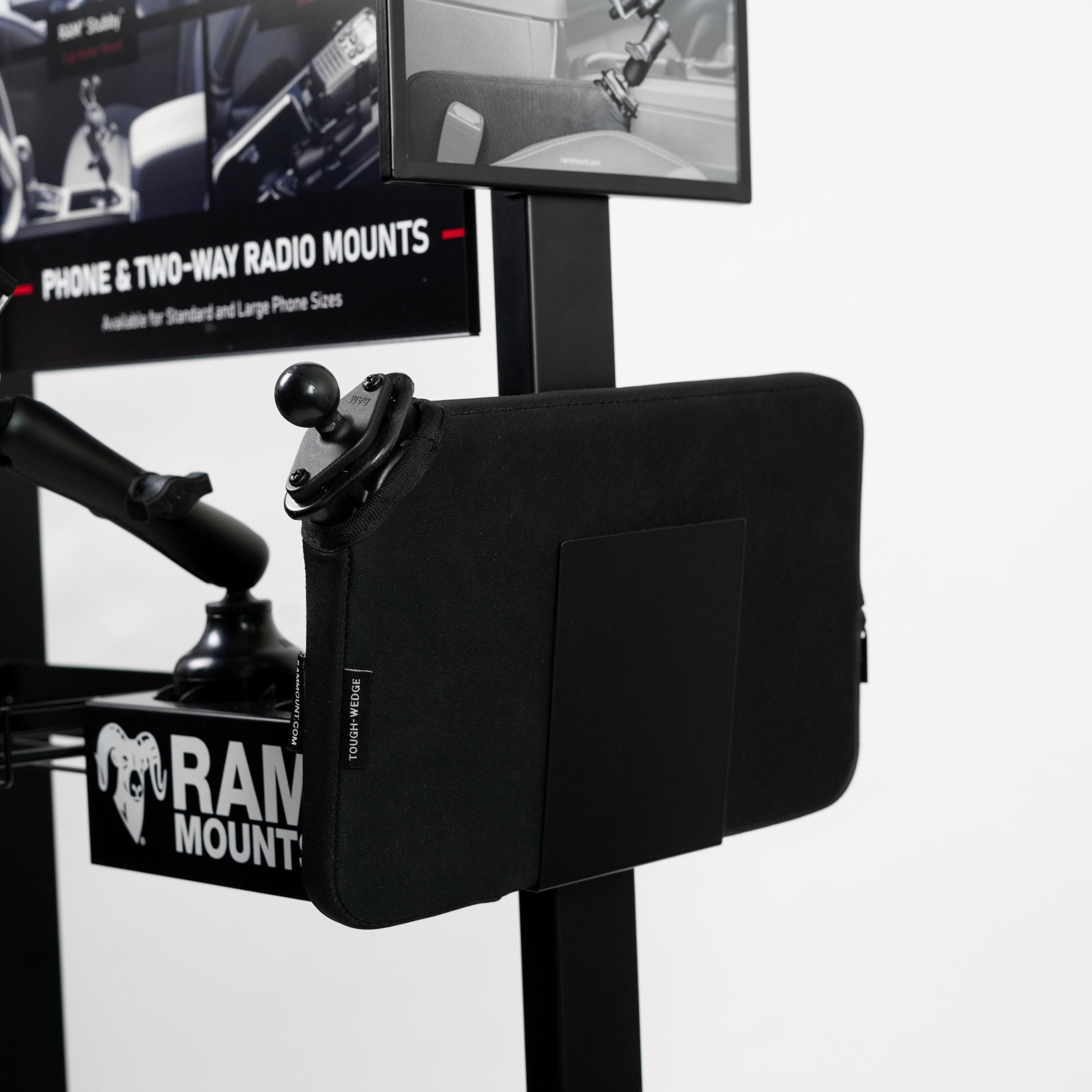 RAM-DISPLAY-MODULAR1-GENERIC:RAM-DISPLAY-MODULAR1-GENERIC_1:RAM® Standing Floor Display with Baskets