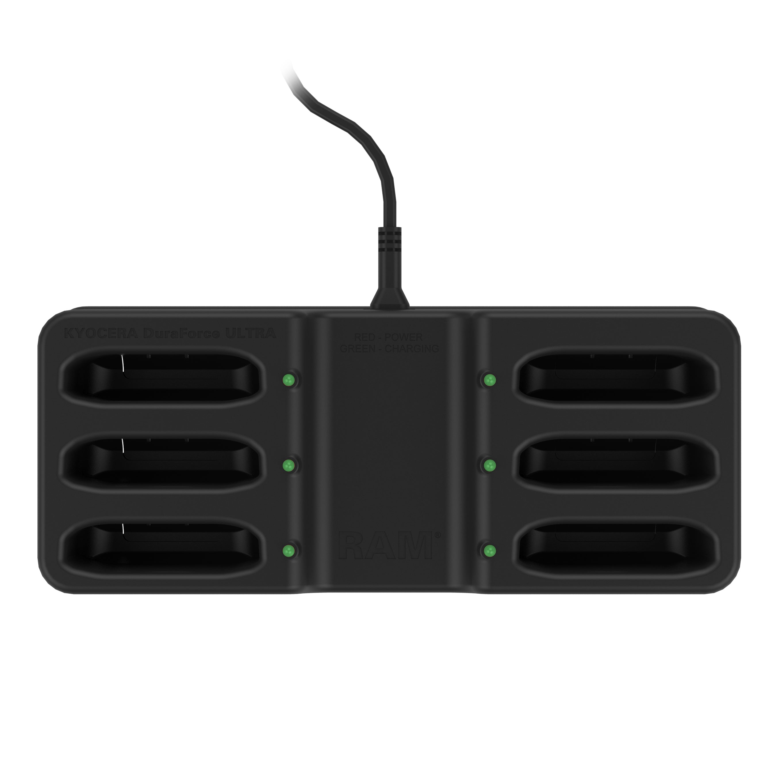 RAM-DOCK-6G-KYO1PU:RAM-DOCK-6G-KYO1PU_1:RAM® 6-Port Charging Dock for Kyocera DuraForce Ultra 5G E7110