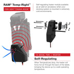 RAM-DOCK-HEATER1-BU:RAM-DOCK-HEATER1-BU_1:RAM® Temp-Right™ Dock Heating Module for GDS® Tough-Dock™