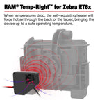 RAM-DOCK-HEATER1-EU:RAM-DOCK-HEATER1-EU_1:RAM® Temp-Right™ Dock Heating Module for Zebra ET6x & Getac ZX10
