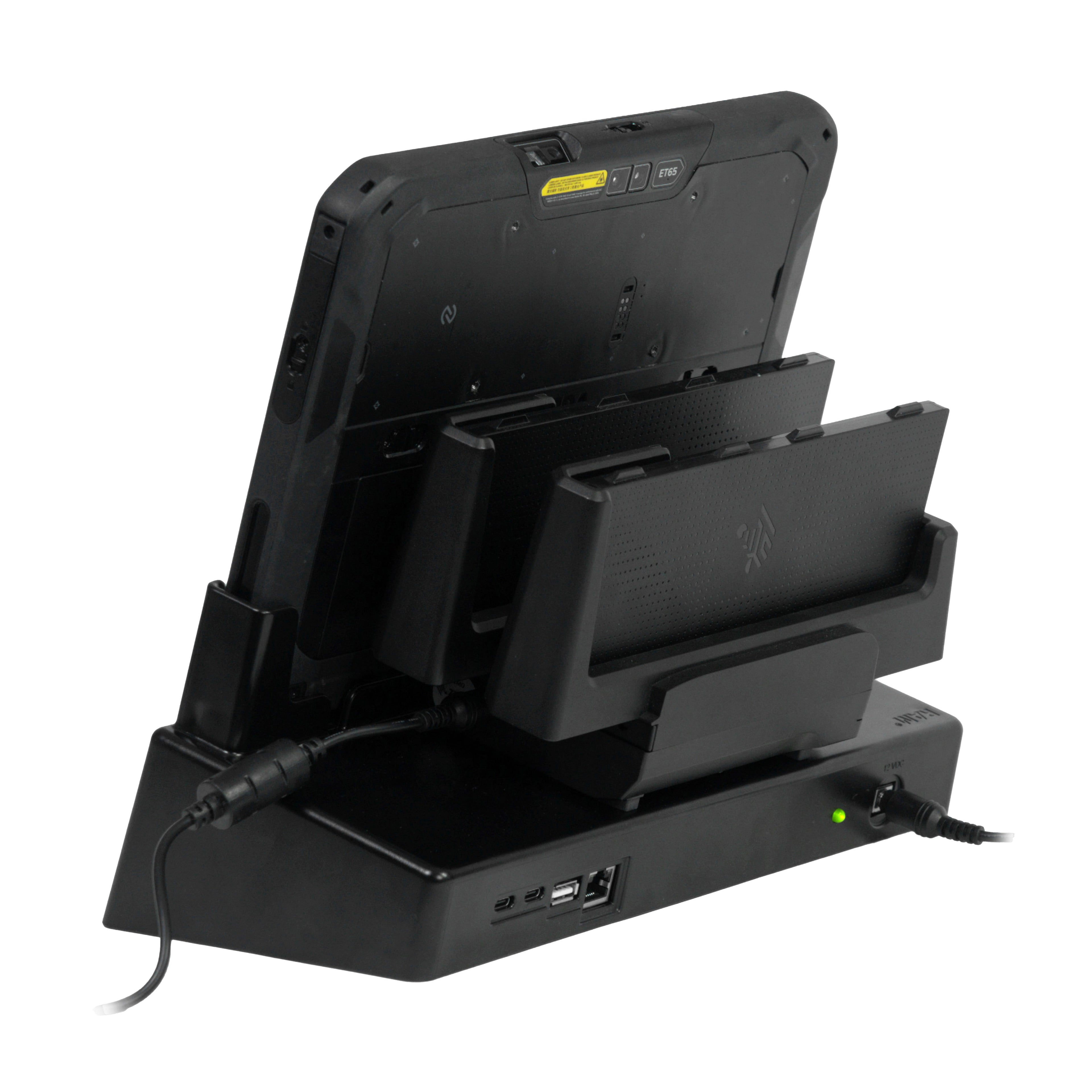 RAM-DOCK-ZE25U:RAM-DOCK-ZE25U_1:RAM® Desktop Dock for Zebra ET6x with USB & RJ45 Support