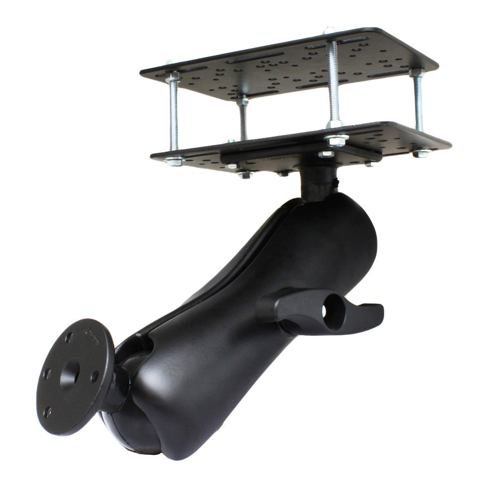 RAM-E-101-335:RAM-E-101-335_1:RAM® Forklift Overhead Guard Double Ball Mount with Large Round Plate