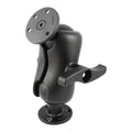 RAM-E-101U-D-IN1:RAM-E-101U-D-IN1_1:RAM® Double Ball Mount with Steel Reinforced Round Plates - E Size Short