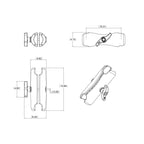 RAM-E-201U:RAM-E-201U_1:RAM® Double Socket Arm