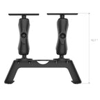 RAM-FF1-D-115-2:RAM-FF1-D-115-2_1:RAM® Fishfinder Deck Kit with Dual Marine Electronic Mount