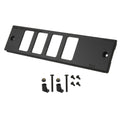 RAM-FP2-S4L-0830-1450:RAM-FP2-S4L-0830-1450_1:RAM® Tough-Box™ 2" Faceplate with Four Switch Ports