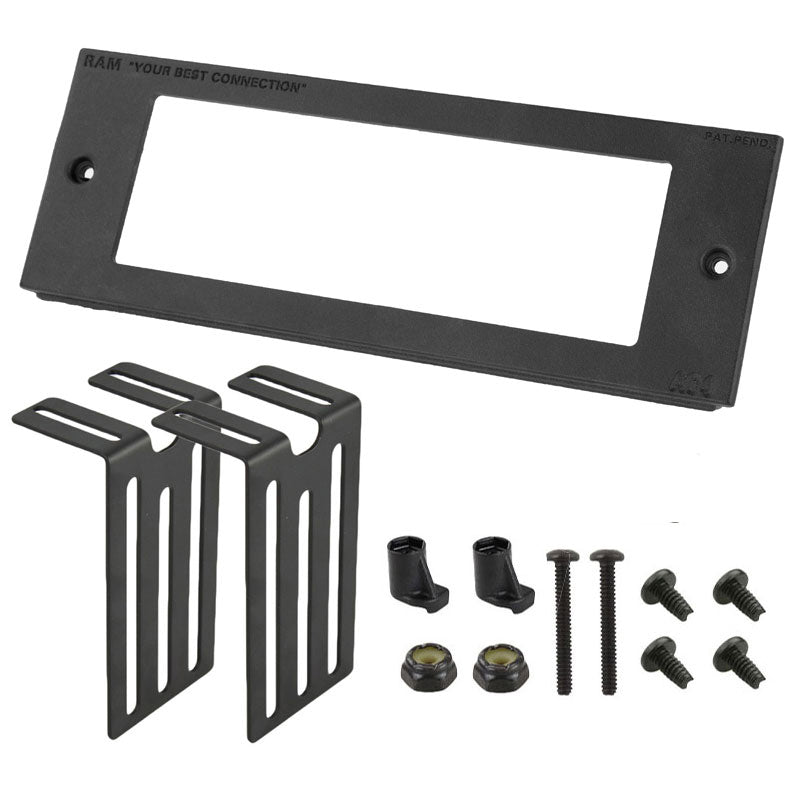 RAM-FP3-6250-2000:RAM-FP3-6250-2000_1:RAM® Tough-Box™ 3" Custom Faceplate for 6.25" x 2" Devices