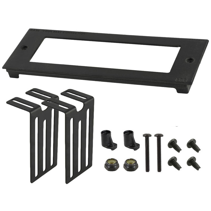 RAM-FP3-6375-1813:RAM-FP3-6375-1813_1:RAM® Tough-Box™ 3" Custom Faceplate for 6.375" x 1.813" Devices