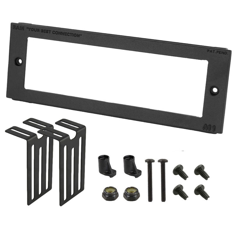 RAM-FP3-7000-2000:RAM-FP3-7000-2000_1:RAM® Tough-Box™ 3" Custom Faceplate for 7" x 2" Devices