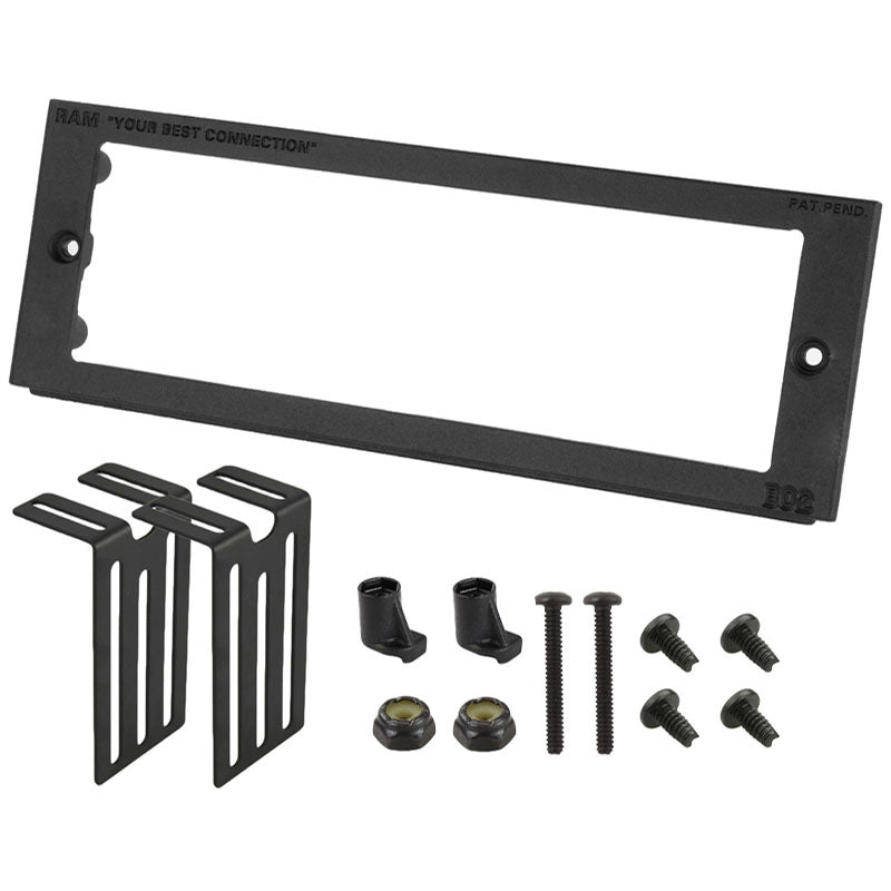 RAM-FP3-7200-2200:RAM-FP3-7200-2200_1:RAM® Tough-Box™ 3" Custom Faceplate for 7.2" x 2.2" Devices