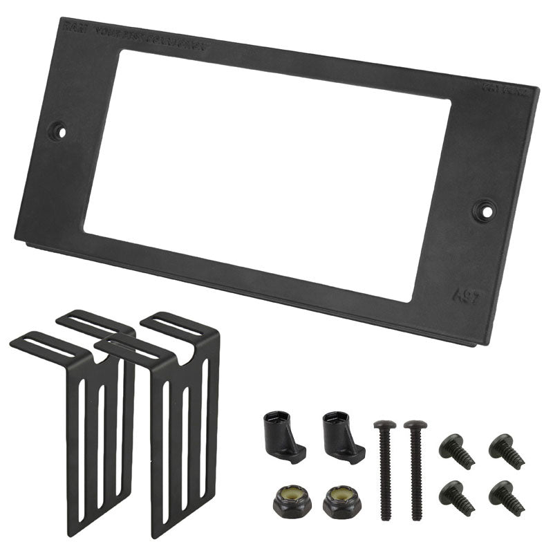 RAM-FP4-5900-3140:RAM-FP4-5900-3140_1:RAM® Tough-Box™ 4" Custom Faceplate for 5.9" x 3.14" Devices