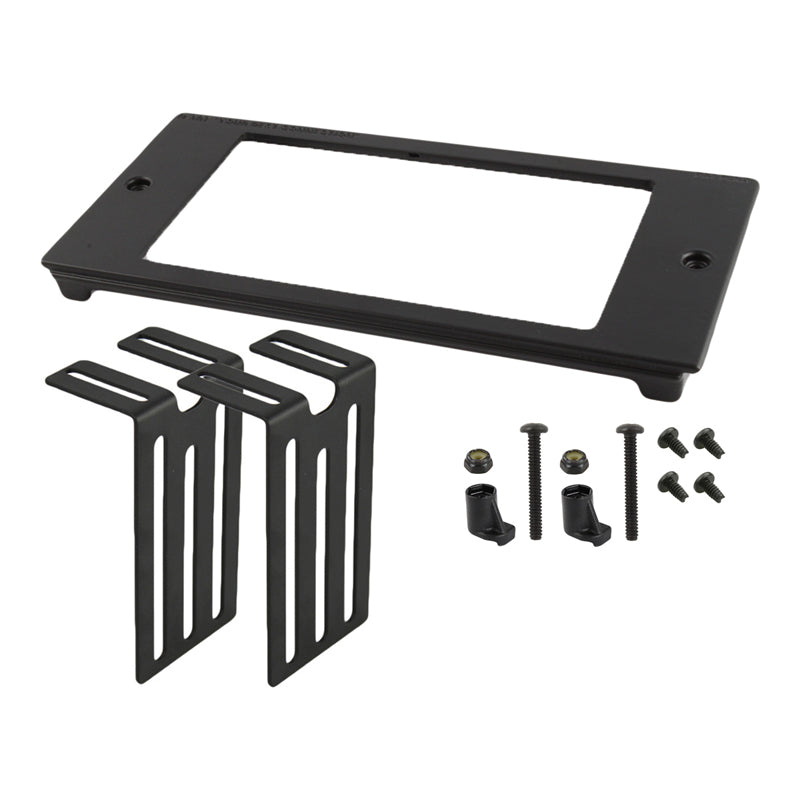 RAM-FP4-6483-3250:RAM-FP4-6483-3250_1:RAM® Tough-Box™ 4" Custom Faceplate for 6.483" x 3.250" Devices