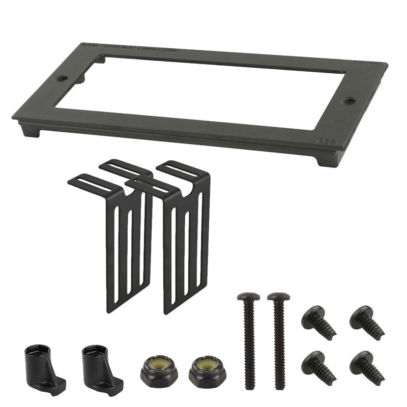 RAM-FP4-6750-2750:RAM-FP4-6750-2750_1:RAM® Tough-Box™ 4" Custom Faceplate for 6.75" x 2.75" Devices